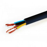 Кабель силовой ПВС 4x0,75 ГОСТ черный картинка 